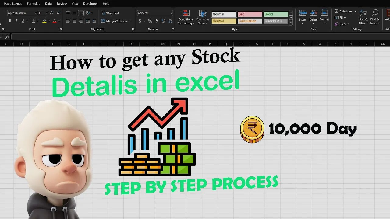 How to Get All Stock Details in Excel | Live Stock Market Tracking