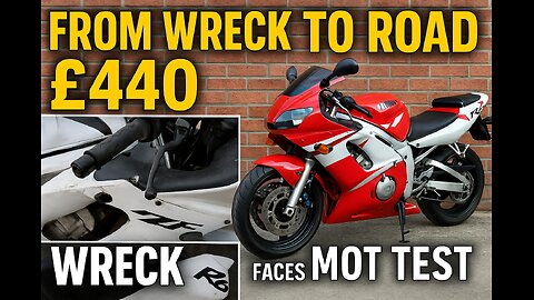 From Wreck to Road: £440 Police Auction R6 Faces MOT Test