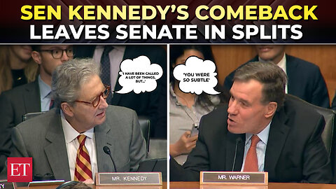 'Been called a lot of things, but…': Kennedy’s quick wit floors Senate after Warner’s ‘subtle’ jab