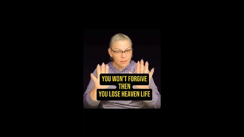 You Won’t Forgive? Then You Lose Heavenly Eternal Life 😱 #signlanguage #talk #asl #knowledge