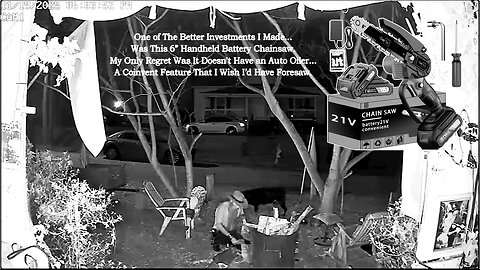 Handheld 21v. Battery Chainsaw with Auto Chain-Oilier Option