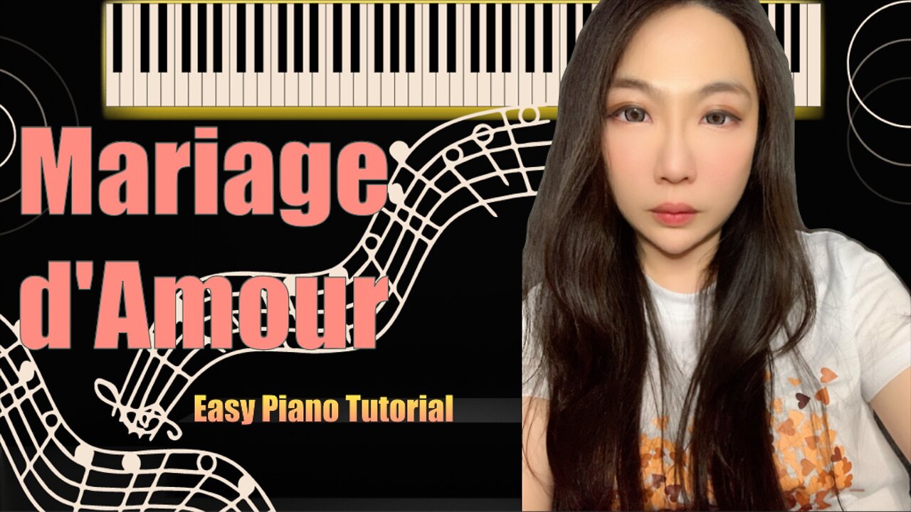 Mariage d'amour | PIANO | Marriage of Love | Easy Tutorial