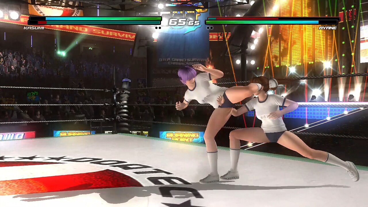 Kasumi + Momiji vs Ayane + Hitomi
