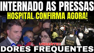 ACABA DE SER INTERNADO EM ESTADO GRAVE! JAIR BOLSONARO ACABA RECLAMAR DE DOR NA PF! TENSÃO AUMENTA!