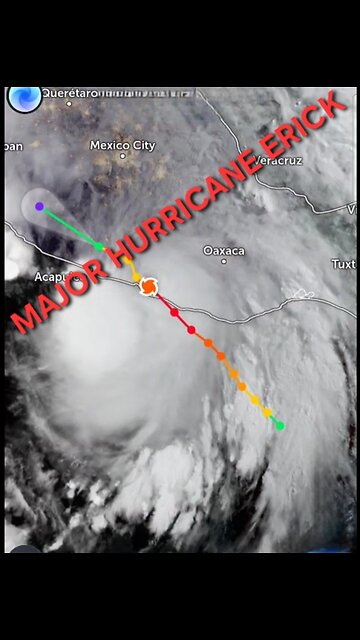 MAJOR HURRICANE ERICK 150mph Wind gust!