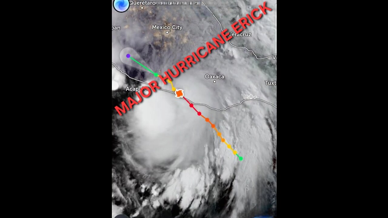 MAJOR HURRICANE ERICK 150mph Wind gust!