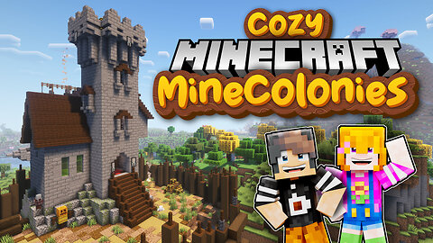 Cozy MineColonies City Builder in Minecraft Longplay - Listen for Game, Work, Study, Sleep - Ep 4