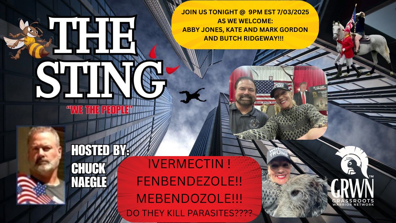 THE STING PODCAST W/ ABBY JONES, KATE AND MARK GOODMAN AND BUTCH RIDGEWAY