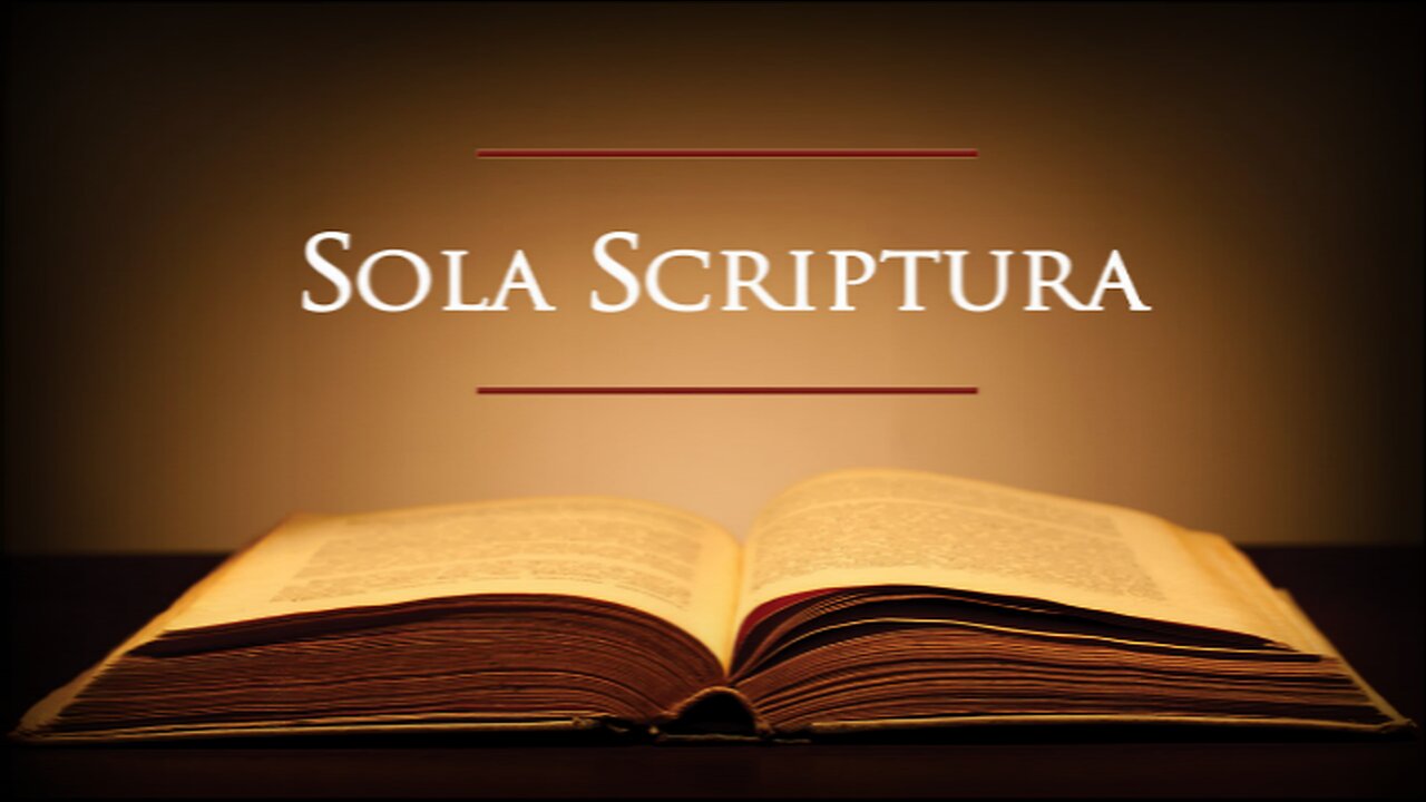 Sola Scriptura is seen, taught and practiced all throughout the Bible. #solascriptura