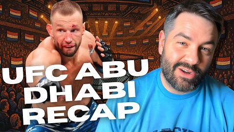 Reinier de Ridder bullies Robert Whittaker, keeps 185 goofy || UFC Abu Dhabi breakdown