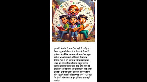 हिंदी कहानी दोस्ती