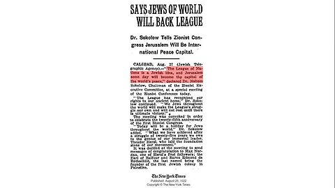 "Uncovering the Origins of the League of Nations: Insights from 1922 New York Times Article"