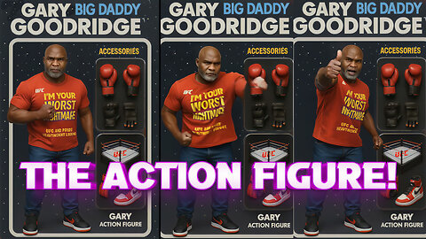 The Most Badass Action Figure EVER Comes Alive! – Gary Big Daddy Goodridge The Crucifix KO Master!