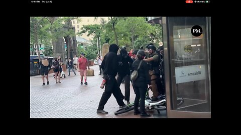 Rioters get lit up in Seattle