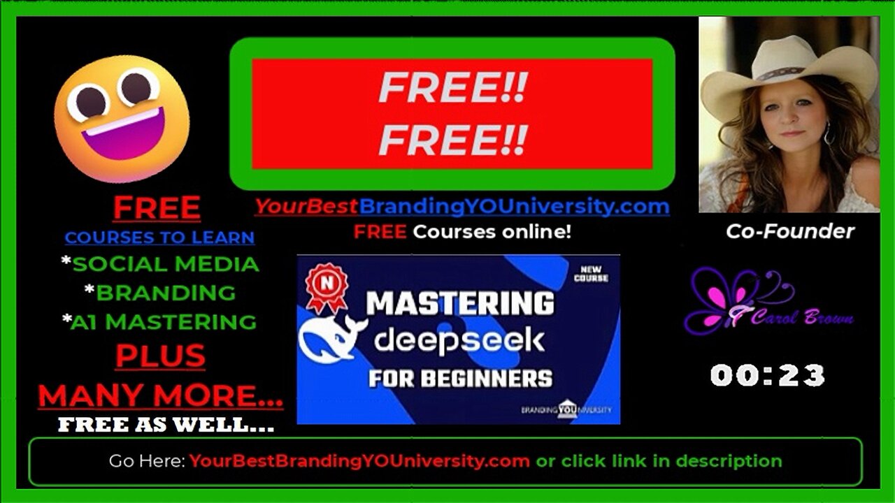 "🔥 Free AI Power: Brand Yourself & Rule DeepSeek!" 🔥 Free AI-Power AI Genius: Zero-Cost Mastery