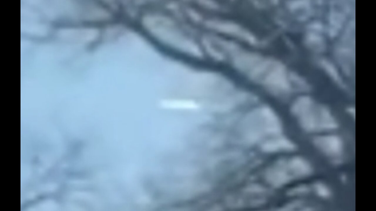 TV news report: “Speculation Over Unidentified Object” (zoomed video)
