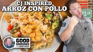 Arroz con Pollo with Steak on the Blackstone Griddle