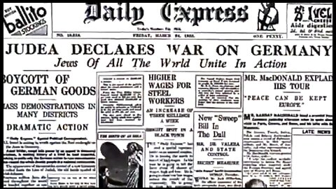 WHEN JUDEA ZIONIST JEWS DECLARED WAR ON GERMANY ✡️