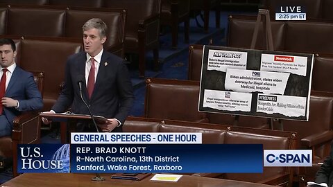 Congressman Knott Leads Effort to Expose Incentives for Illegal Aliens
