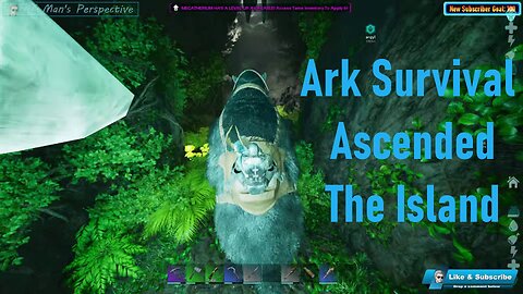 Ark Survival Ascended - The Island (EP21) - Harvesting Chitin with Megatherium