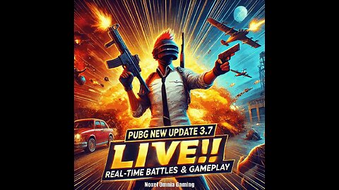PUBG New Update 3.7 Live! 🔥 Real-Time Battles & Gameplay | Live PUBG Streaming Now