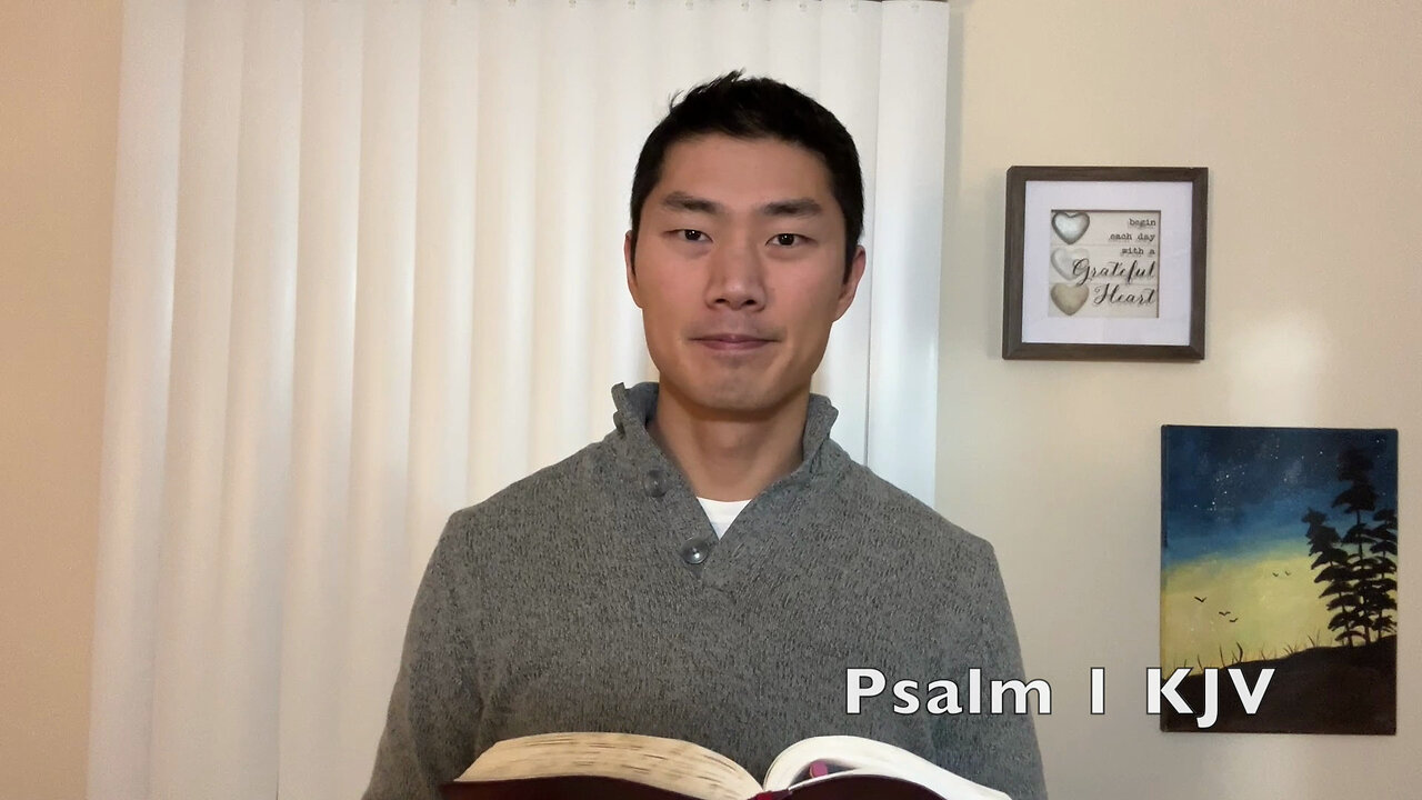 Psalm 1 KJV Audio Bible Reading with Scripture on Screen