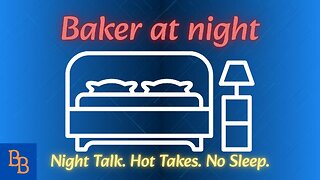 Baker at night