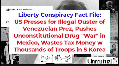 Liberty Fact File: Trump Presses Unconstitutional Ouster of Maduro, Lies Re "Drug War"