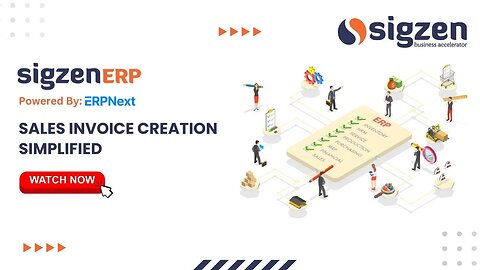 SigzenERP - Sales Invoice Creation Simplified