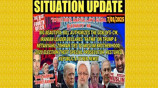 SITUATION UPDATE 7/1/25 - No Way Out, Iranian Leader Declares "Fatwa" On Trump & Netanyahu