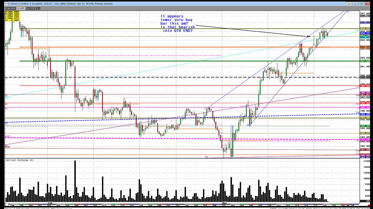 March18 Futures market looks