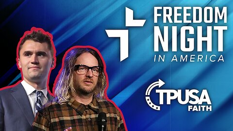 Nathan Finochio and Charlie Kirk at Freedom Night in America | September 2025