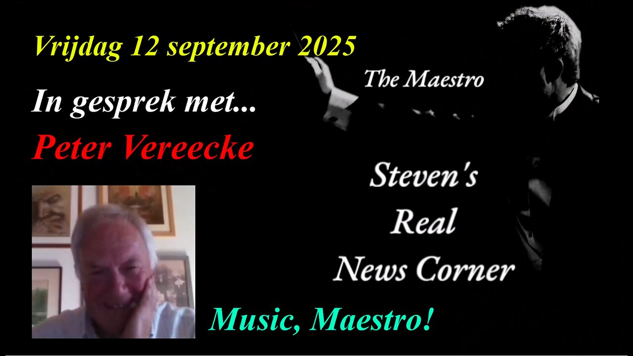 VRIJDAG 12 SEPTEMBER 2025 - THE MAESTRO IN GESPREK MET PETER VEREECKE