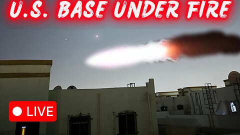 🎯 U.S. BASE UNDER FIRE — Iran Missile Strike Caught