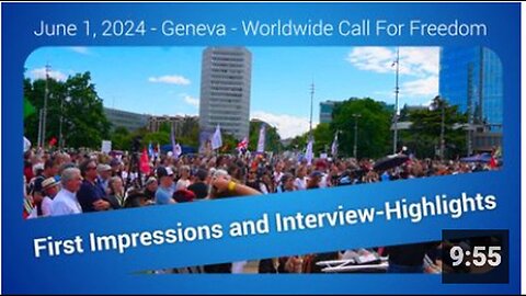 "June 1st 2024 Freedom Rally in Geneva: Covid Crimes Revealed - Key Interview Insights"