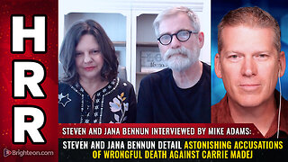Steven and Jana Bennun detail astonishing accusations of WRONGFUL DEATH...