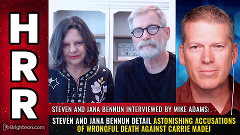 Steven and Jana Bennun detail astonishing accusations of WRONGFUL DEATH...