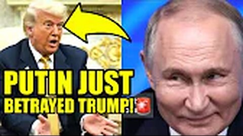 Putin Just BACKSTABBED Trump BEHIND HIS BACK🚨