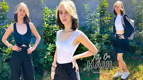 Back to School Outfit Try-On 