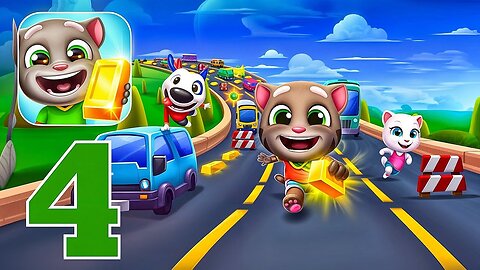 Talking Tom Gold Run - Gameplay Walkthrough Part 4 - Gold Greed (iOS, Android)