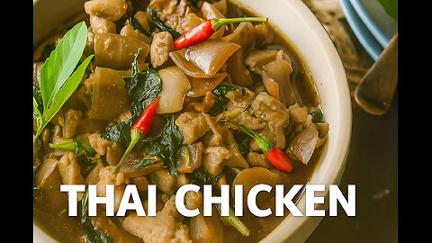 Thai Chicken | Easy 5 Minute recipe | cook with coco 🍗🇹🇭🥥