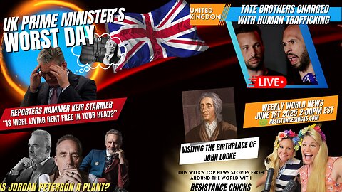 UK Prime Minister's Worst Day | Is Jordan Peterson A Plant? Tate Bros Charged In UK | 6/1/25