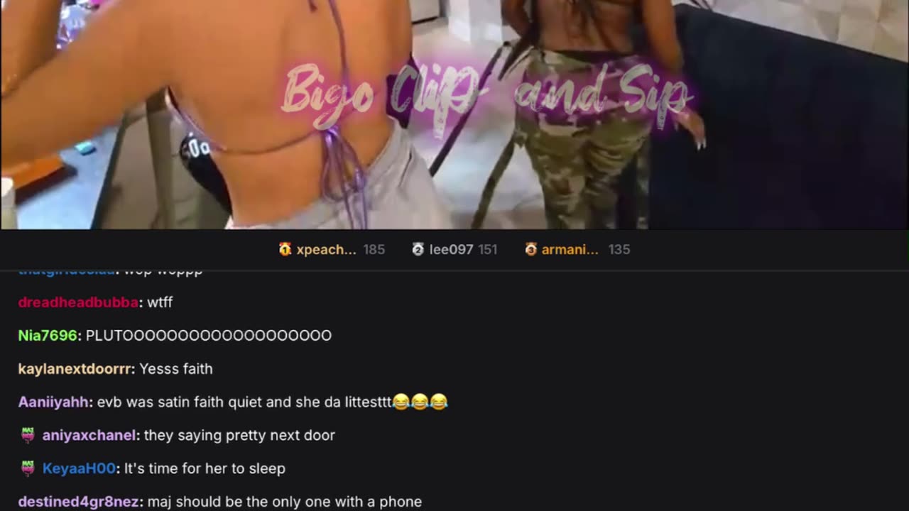 Maj content house day 2 starts to get turned up with ass shaking 3/24/25 #bigoclipandsip