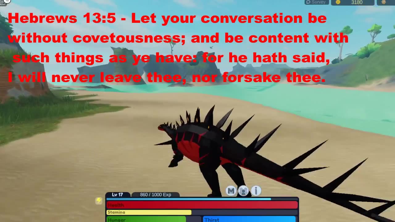 Dino Scripture Hebrews 13:5