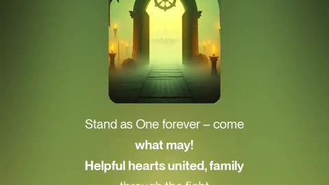 Stand as One the theme