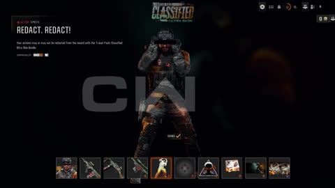 Tracer Pack Classified Ultra Skin Full Showcase