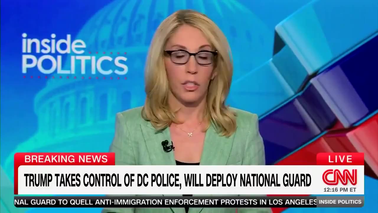 This is CNN's pathetic response to Trump trying to make DC safer