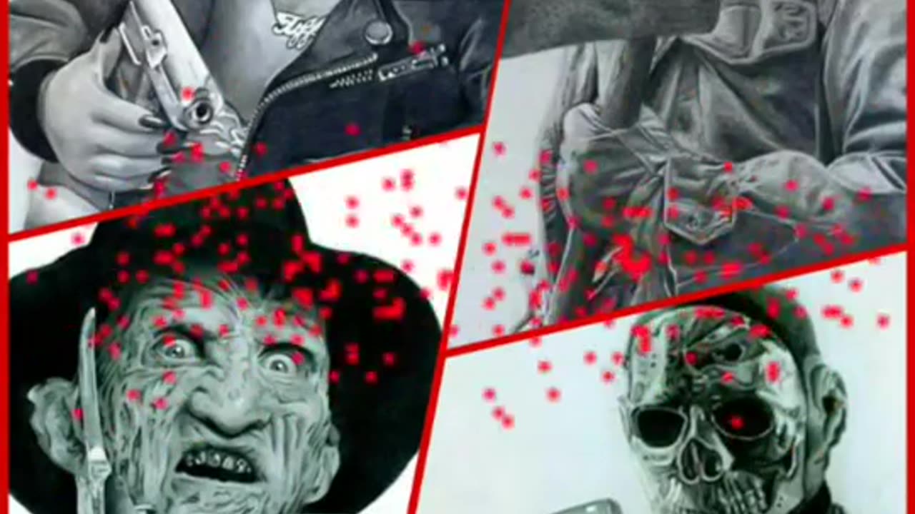 Drawing Horror - Cenobite Series - Deepthroat