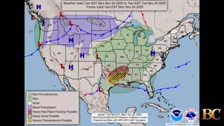National Weather Forecast (November 24, 2025)
