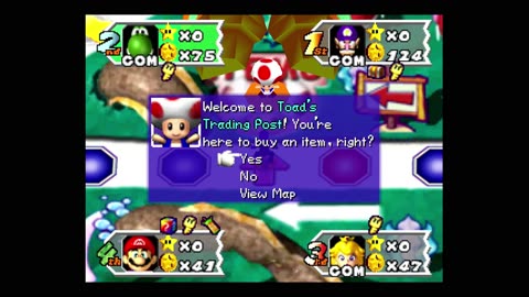 #MarioParty3 Deep Bloober Sea 35 Turn Game Hard AI Part Six